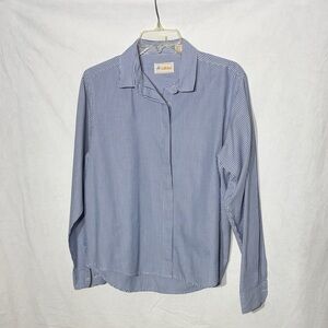 Saddlebred Blue Pinstripe Button Down Shirt
